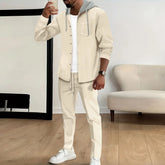 Men's Waffle Knit Tracksuit Set