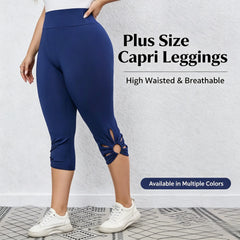 Women's Plus Size Capri Leggings