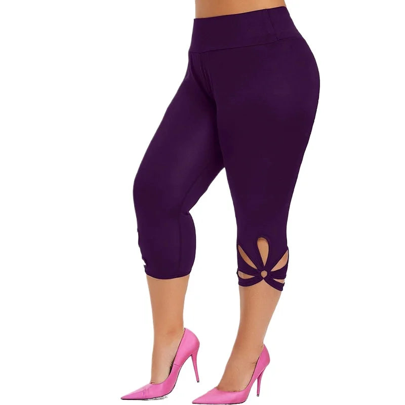 Women's Plus Size Capri Leggings
