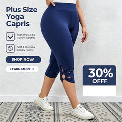 Women's Plus Size Capri Leggings