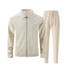 Men's Waffle Knit Tracksuit Set