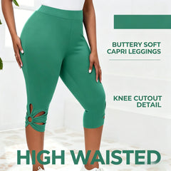 Women's Plus Size Capri Leggings