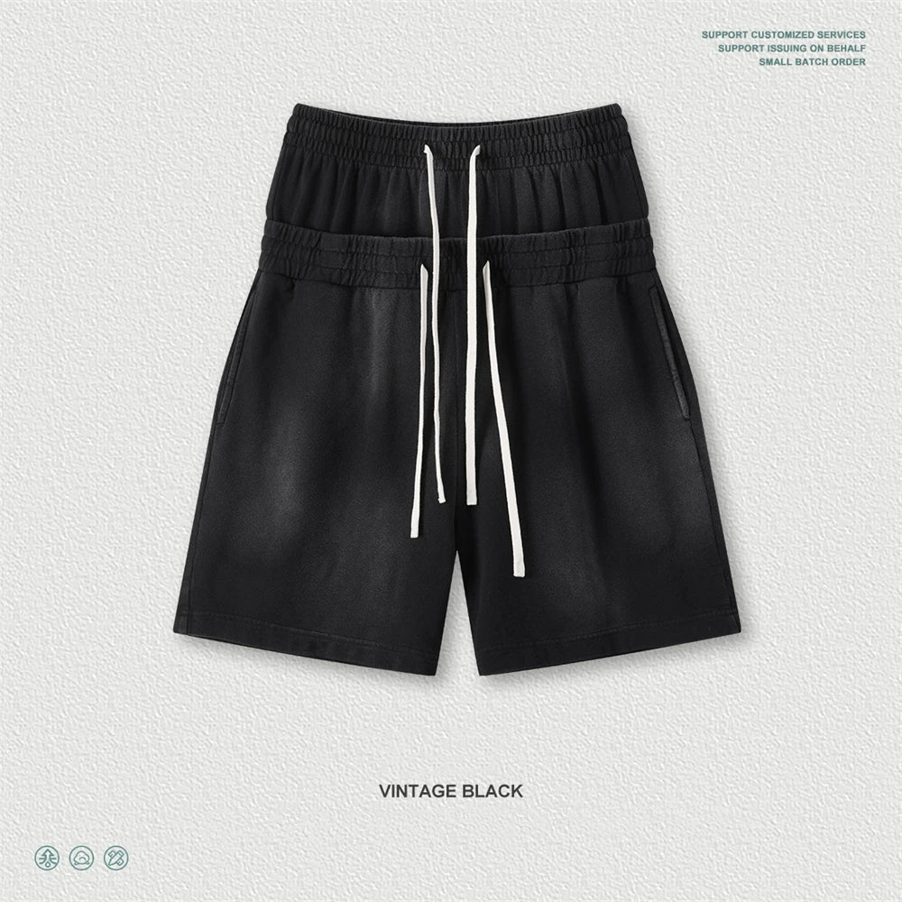 ZODF Vintage Washed Men's Cotton Shorts